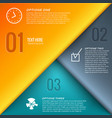business infographic design template vector image