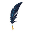 classic feather pen vector image