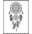 dreamcatcher vector image