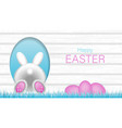 easter greeting card vector image
