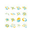 logo background vector image