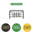 soccer gate icon vector image