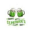 happy patricks day vector image
