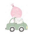 funny santa claus christmas card vector image