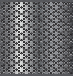 Hexagon metal background Royalty Free Vector Image