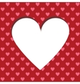 valentine card vector image vector image