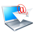 sending e-mail concept vector image