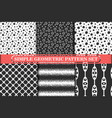 minimalist simple geometric seamless pattern vector image