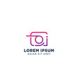 camera photography logo template icon element vector image