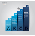 ladder of success infographic vector image vector image