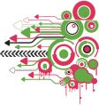 modern graphic background vector image