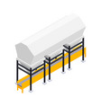 concrete production icon vector image vector image