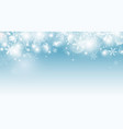 christmas background design snowflake vector image