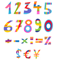 fun numbers vector image