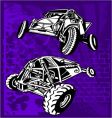 buggy and bike vector image