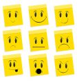 various face expressions vector image vector image