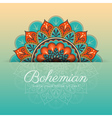 beautiful mandala flower decorative ornament vector image
