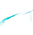 blue and green brush stroke texture with japanese vector image vector image