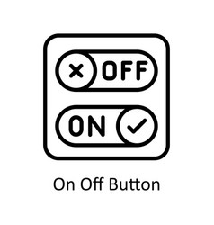 Light switch off flat icon Royalty Free Vector Image