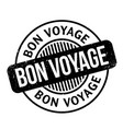 Bon voyage rubber stamp Royalty Free Vector Image