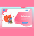 isometric flat landing page template vector image