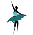 abstract drawing a girl in color artwork vector image