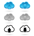 download and upload icon vector image