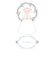 first communion celebration reminder cute girl vector image vector image