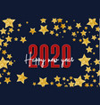happy new year 2020 vector image vector image