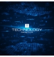 futuristic digital background with space for text vector image