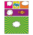 comic book page vector image