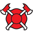 fire department or firefighters maltese cross vector image vector image
