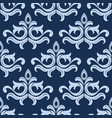 retro light blue seamless pattern vector image