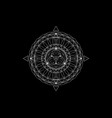 sacred geometry flower of life lotus mandala vector image vector image