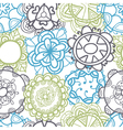 ethnic seamless pattern stylish floral ornament vector image
