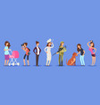 female free choice concept woman vector image vector image