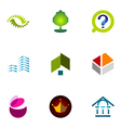 logo design elements set 34 vector image
