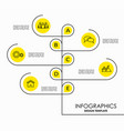 infographic design template with place for your vector image vector image