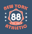 new york athletic vector image