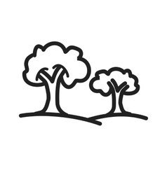 Trees Royalty Free Vector Image - VectorStock