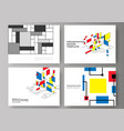 minimalistic abstract editable layout vector image