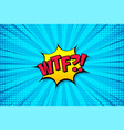 cartoon comic background speech bubble comics vector image