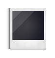 polaroid photo frame isolated on white background vector image
