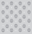 skull vector image vector image