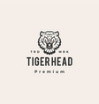 tiger head hipster vintage logo icon vector image vector image