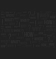 question mark - questions whose answers vector image