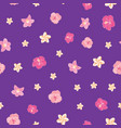 tiny ditsy tropical flowers seamless pattern print vector image vector image