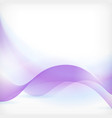 blue purple wave background vector image vector image