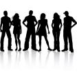 friends vector image vector image
