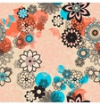 mandala ornament seamless pattern vector image vector image